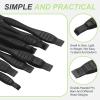 PATIKIL 12 x 120 mm Spudger Pry Tool, 10Pcs Plastic Dual Ends Opening Pry Repair Tools Kit for Smart Mobile Phone Tablet Laptop PC Game Machine Electronics Devices, Black view 3