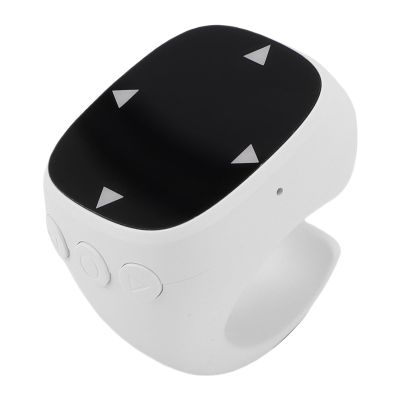 GOWENIC Fingertip Remote Control, Scrolling with 5.3 for Phone Tablet Computer, Compatible with iOS for Photography Video Reading (White)