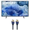 Samsung QN43Q8FAAFXZA 43 Inch Class QLED Q8F 4K Vision AI Smart TV with an AudioQuest Blueberry 1.5M 18G 4K-8K HDMI Digital Cable (2025) view 1