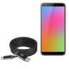 BoxWave Cable Compatible with HomTom H5 - PowerDisplay PD Cable (6ft) - USB-C to USB-C (100W), LED Wattage Info Extra Long Braided Nylon - Jet Black view 1