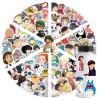 100PCS Manga Hayao Miyazaki Stickers Mixed Pack,Cartoon Characters Stickers Movie Decorative Sticker for Teens Adults Waterproof Sticker for Water Bottle Laptop (Tmiya100) view 1