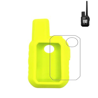 Case for Garmin Alpha 10 Handheld Dog Tracker, WUNIAK Soft Silicone Protective Portable Scratch Shock Resistant Shell Case with Screen Protector for Garmin Alpha 10Fluorescent Green