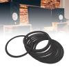 Zunate 10 Pcs EVA Speaker Sealing Rings, 210mm OD 184mm ID 10mm Width 2mm Thickness Woofer Speaker Foam Sealing Gasket, Suitable For Upgraded Speakers, Speaker Cabinets view 2