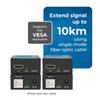 OREI 4K HDMI Extender Over Fiber Optic Balun - UltraHD 4K @ 60Hz 4:4:4 DR, CEC, HDR10+, SFP+ - Up to 10 KM in Single Mode - 300M in Multi-Mode view 2