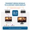 OREI 4K HDMI Extender Over Fiber Optic Balun - UltraHD 4K @ 60Hz 4:4:4 DR, CEC, HDR10+, SFP+ - Up to 10 KM in Single Mode - 300M in Multi-Mode view 3