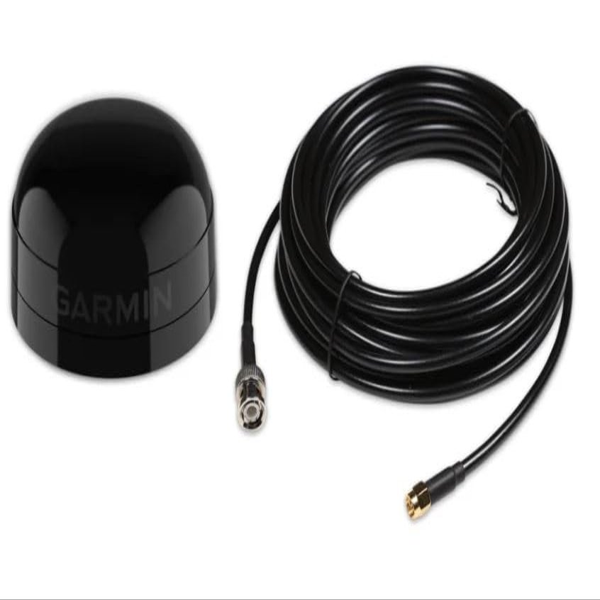 GPS Navigation System Antenna | GA 38 | Pole/Surface/Under-Deck Mount - Black High-Impact Plastic | IPX7 Waterproof | GPS GLONASS