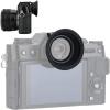 HUYETRXA Soft Silicone Camera Eyecup Eyepiece Viewfinder Via Hot Shoe Eye Cup for fujifilm for Fuji X-T30 II X-T20 X-T10 for Fuji XT20 XT10 XT30 view 3