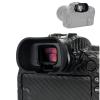 HUYETRXA Eyecup Eyepiece Soft Silicon Extended Camera Eye Cup Viewfinder for Canon EOS R5 R5C R6 R6 for Mark II view 2