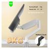 HFFFXRCY Desktop computer monitor stand gas spring stand suitable for 17"-32" monitor stand computer stand gas pressure mounting stand load-bearing 9 kg(WHITE) view 3