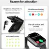 2-in-1 Fitness Tracker Smart Watch with 120+ Sport Modes,Sleep Monitor,Heart Rate Tracking,Pedometer,1.96" Large Screen Smartwatch for Men and Women (White, Steel) view 2