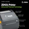 ZD4A043-D01E00EZ - Zebra ZD421 Direct Thermal Printer, 300 DPI, USB,Ethernet, Bluetooth view 4