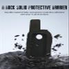 Case for Garmin Alpha 10 Handheld, FJIASTB Soft Silicone Shockproof Cover with Screen Protector (Black) view 2