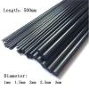 20pcs/lot New Carbon Fiber Rods Plane DIY Tool Wing Tube Quadcopter arm 1mm 1.5mm 2mm 3mm (500mm) Wholesale(2.5mm) view 2