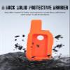 Case for Garmin Alpha 10 Handheld, FJIASTB Soft Silicone Shockproof Cover with Screen Protector (Orange) view 2