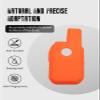 Case for Garmin Alpha 10 Handheld, FJIASTB Soft Silicone Shockproof Cover with Screen Protector (Orange) view 3