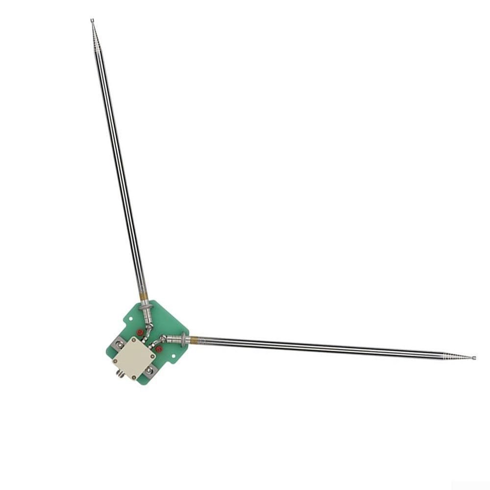 7-54MHz 200W Portable Dipole Antenna Kit Broadband Adjustable Length Metal Horizontal Polarization SWR<1.5 50 Impedance 11.3Meter Max Extended 0.52m Folded 200W Continuous 500W Peak Power