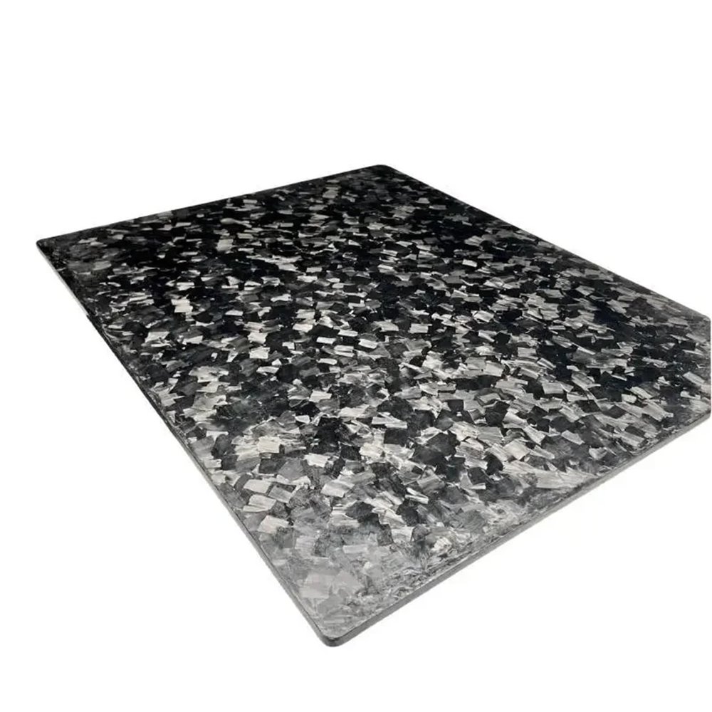 400x500mm Marble Texture Surface Carbon Fiber Plate Sheet Glossy Forged Carbon Fiber Plate Carbon Sheet(5.0x400x500mm)
