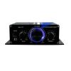 DC 12V 2-CH HiFi Audio Power Amplifier AK-170 Max 200W+200W Power Output Stereo Sound Built-in LED Light for Car Home view 3