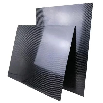 200mm400mm Real Carbon Fiber Plate Panel Sheets 0.5mm 1mm 1.5mm 2mm 3mm 4mm 5mm Thickness Composite Hardness Material(1.0mm Plain Matte)
