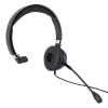 Pilipane Phone Headset USB Plug Monaural Business Headphone with Noise Reduction Microphone Lightweight Comfortable for Call Centers Customer Service Black ABS view 3