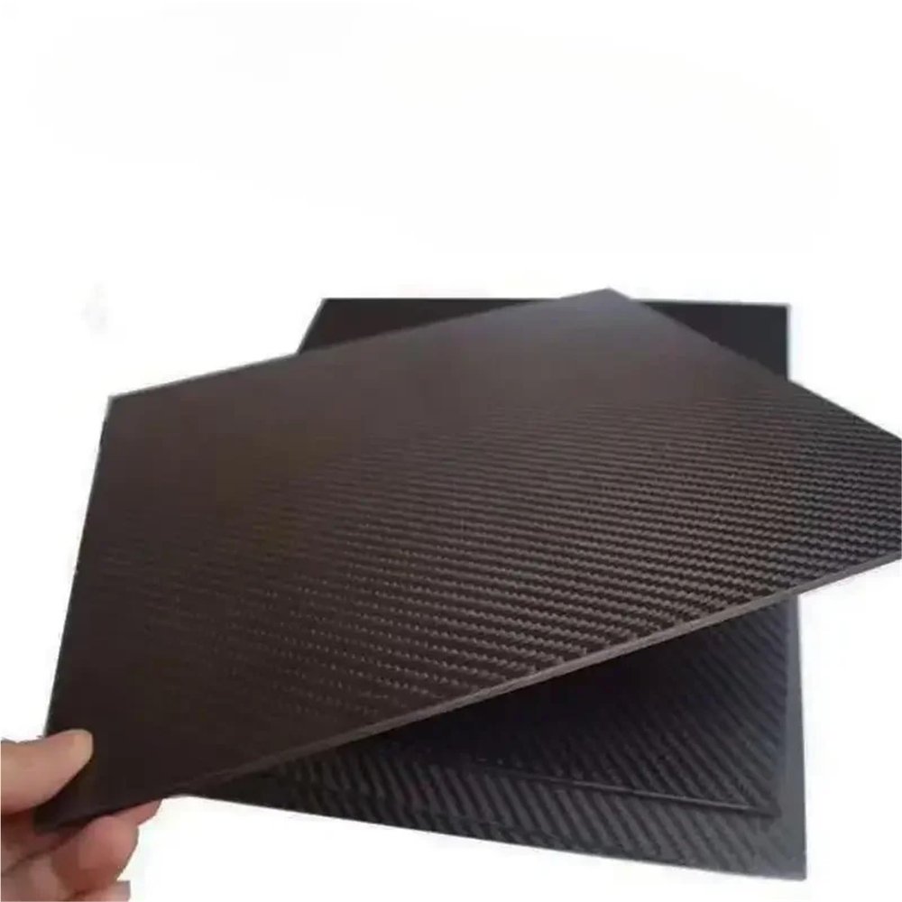 1PCS 400x500mm Full 3K Carbon Fiber Plate Sheet High Strength Carbon Board Panel Thickness 1mm 1.5mm 2mm 2.5mm 3mm 4mm 5mm 6mm(5.0mm Twill Glossy)