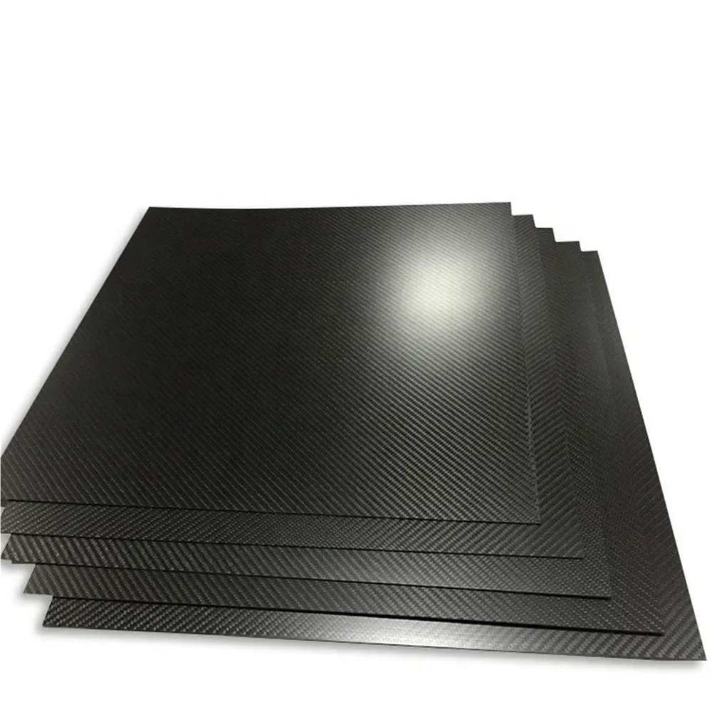 500x600mm Full 3K Carbon Fiber Plate Sheet High Strength Carbon Board Panel Thickness 1.0mm 1.5mm 2mm 2.5mm 3mm 4mm 5mm(1.5mm Twill Matte)
