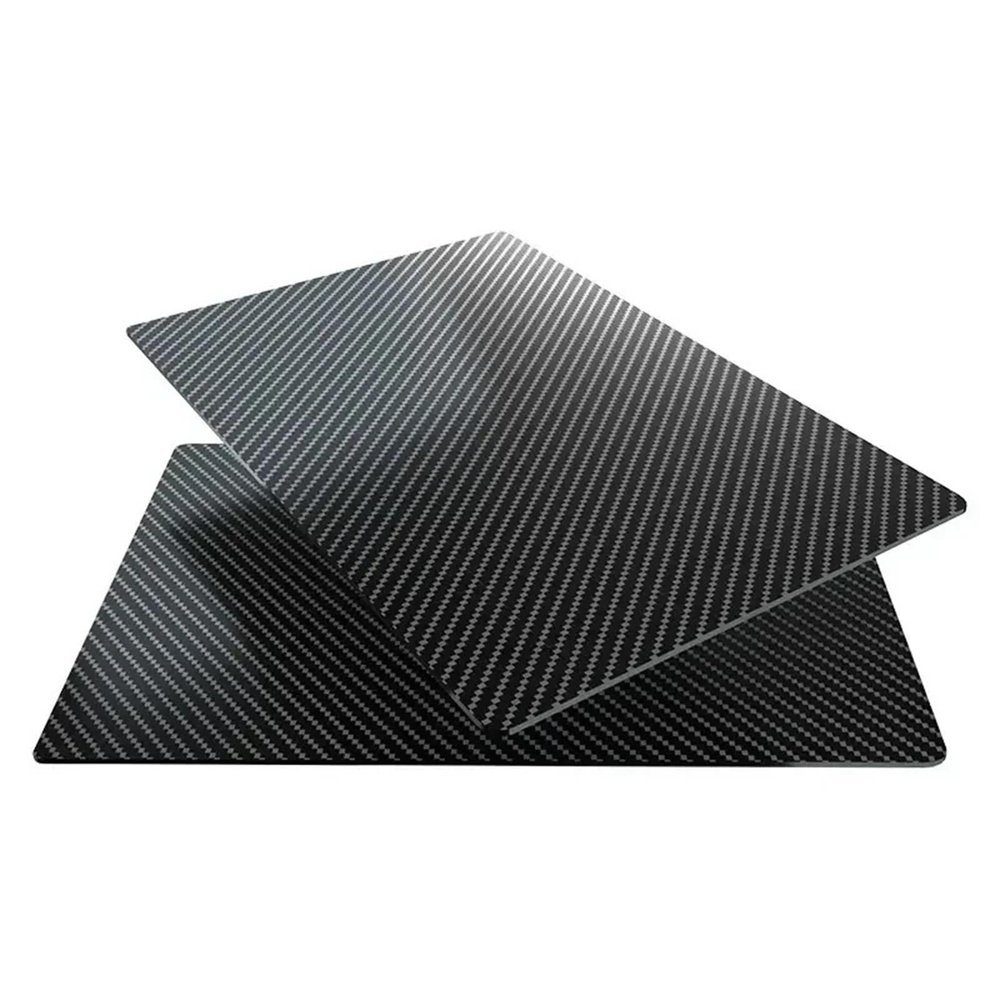 240x490mm Full 3K Carbon Fiber Plate Sheet High Strength Carbon Board Panel Thickness 0.5mm-5mm(0.5mm Twill Glossy)