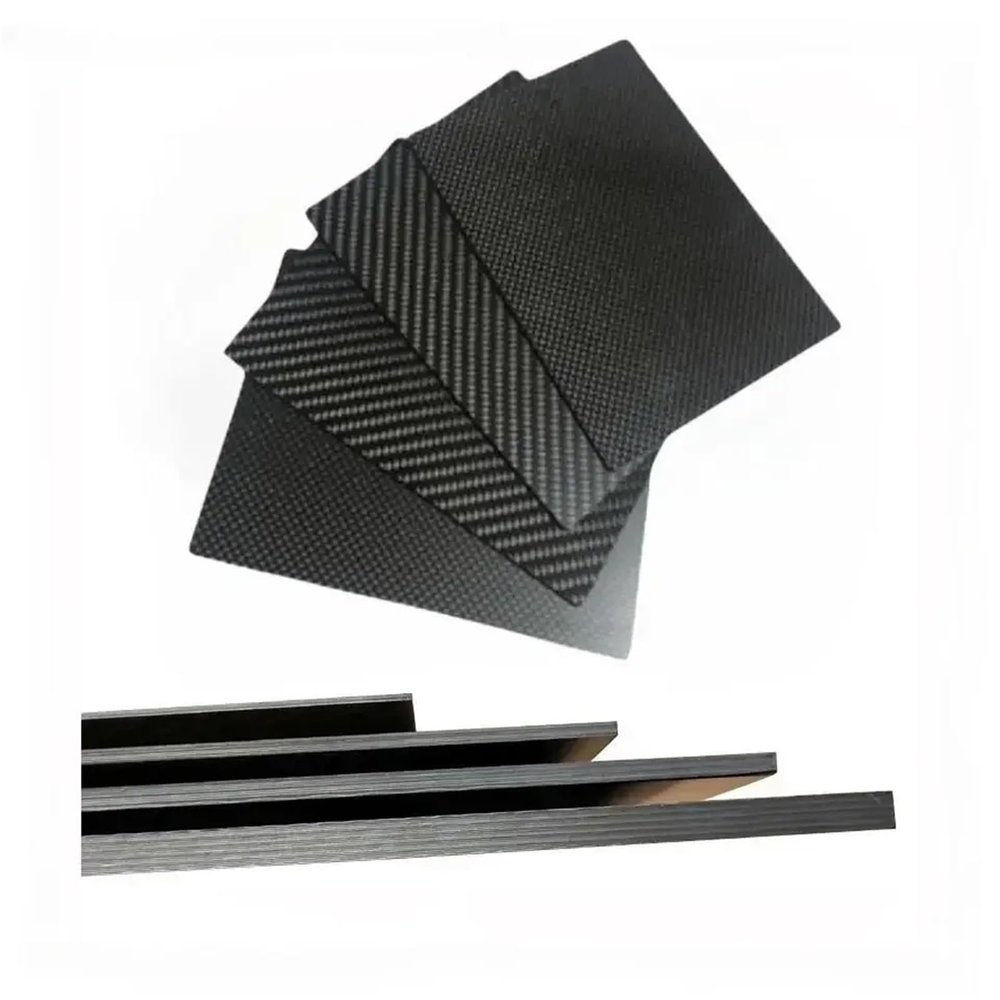 1pcs 200x250mm 3K High Hardness Carbon Fiber Sheets 100% Pure Carbon Panel Board 0.5mm-5mm Thickness Carbon Fiber Model Material(1.5mm Plain Matte)