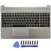 15S-DU 15S-DY 15-DW 15-DU0048TU Laptop Replacement Parts Compatible with TPN-C139 L52012-001 Includes LCD Back Cover Hinges Palmrest Bottom Case in Silver(Hinges) view 2