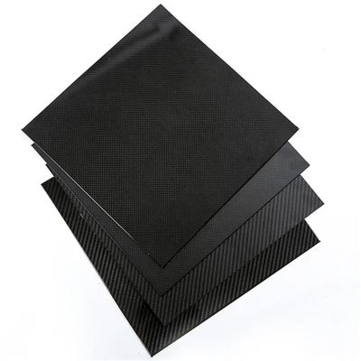 300mm300mm Real Carbon Fiber Plate Panel Sheets 0.5mm 1mm 1.5mm 2mm 3mm 4mm 5mm Thickness Composite Hardness Material(2.5mm Twill Glossy)