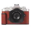 Agaterod Z fc Handgrip L-Bracket Grip for Nikon Z fc Camera, Featuring a Retro Leather-Style Side Handle. Comes with a 1/4"-20 D-Ring Screw and a Leather case. Lightweight and Comfortable view 1