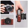 Agaterod Z fc Handgrip L-Bracket Grip for Nikon Z fc Camera, Featuring a Retro Leather-Style Side Handle. Comes with a 1/4"-20 D-Ring Screw and a Leather case. Lightweight and Comfortable view 4