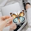 3 Pcs Christian Butterfly Cross Vinyl Sticker  Religious Faith Symbol Decal with Monarch Butterfly and Wooden Cross, Inspirational Jesus Bible Verse Car Laptop Water Bottle Aesthetic Gift 3in view 2