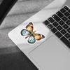 3 Pcs Christian Butterfly Cross Vinyl Sticker  Religious Faith Symbol Decal with Monarch Butterfly and Wooden Cross, Inspirational Jesus Bible Verse Car Laptop Water Bottle Aesthetic Gift 3in view 3