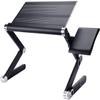 Adjustable Laptop Stand, Recliner Ventilated Notebook Stand Laptop Holder Foldable with Mouse Board Adjustable Height Angle Compatible with 11'' -15.6'', Portable(Black) view 1