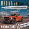 7.8in Car Antenna, Newly Designed Appearance, Bullet Antenna Replacement Suitable for Ford F150 F250 F350 RAM 1500 2500 GMC Denali Chevy Pick-up view 4