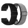 2 Pack Elastic 22mm Watch Quickfit Bands Compatible with Garmin Fenix E 47mm/Fenix 8 47mm/Fenix 7/7 Pro/Fenix 6/6 Pro/Fenix 5/5 Plus, Sport Nylon Replacement Strap view 1