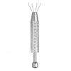 BE-TOOL 1 Pcs Piercing Ball Grabber Tool, Stainless Steel Pearl Grabber Pick Up Tool with 4 Prongs for Tiny Objects Icchips Electronic Components view 1