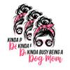 (3 Pack) Dog Mom Decals - Messy Bun - Laptop Decals- 3 Inches On Longest Side - Easy Peel & Apply - Made in USA - 3MCS5195 view 1
