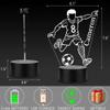 CTMade Personalized Soccer Gifts for Boys, Custom Name Table Light for Kids, Children, Son or Grandson, LED Play Soccer Lamp Gifts for Birthday, Halloween, Christmas, New Year, Room Boys Decor view 4