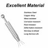 BE-TOOL 2 Pcs Piercing Ball Grabber Tool, Stainless Steel Pearl Grabber Pick Up Tool with 4 Prongs for Tiny Objects Icchips Electronic Components view 3
