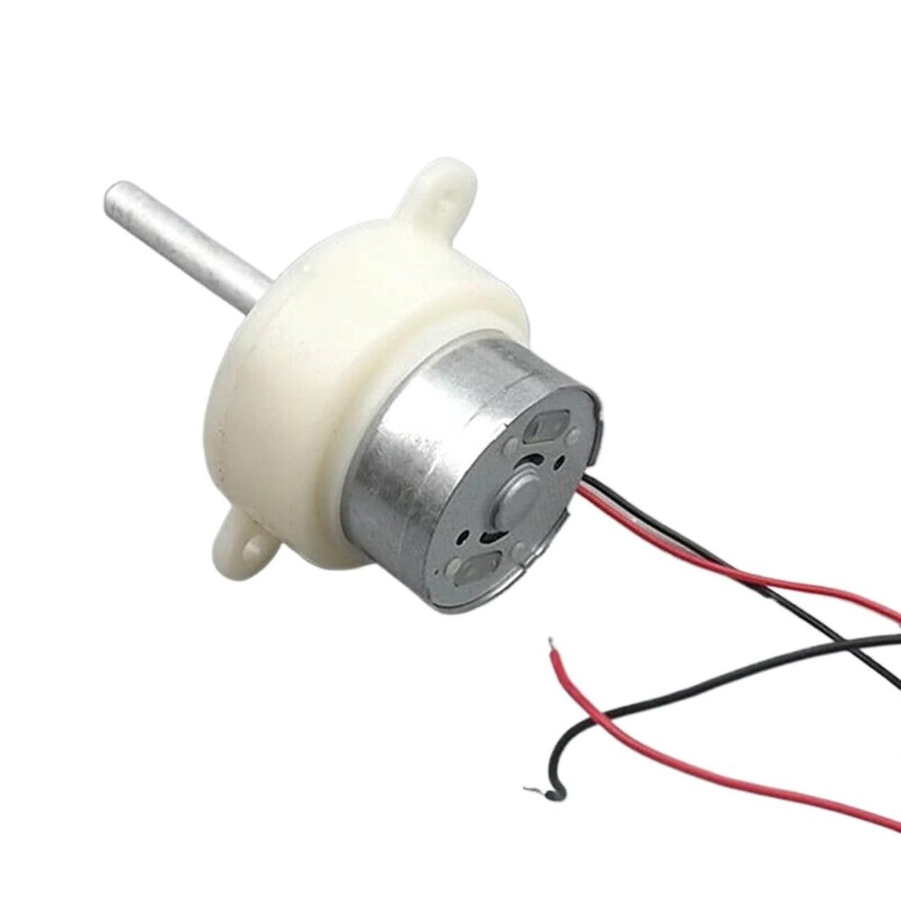 1pcs Low-Speed Gear Motor 6V-12V 10RPM - 300:1 Reduction Motor for DIY Projects and Toys