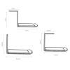 Aluminum Headphone Stand with Silicone Pad Earphone Hanger for Gaming Headsets and Cable Management Desk Headphone Hanger view 4