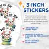 (3 Pack) French Bulldog Decals - Puppy in Pot - Dog Lover Decals - 3 Inches On Longest Side - Easy Peel & Apply - Made in USA - 3MCS2402 view 2