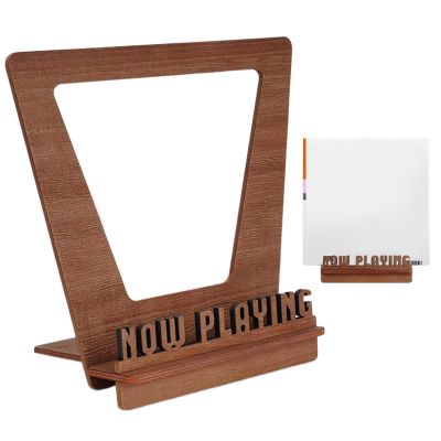 Wooden Vinyl Record Rack  Display Stand, LP Storage Organizer | Decorative Shelf, Modern Media Holder, Stylish Music Collection Furniture, Durable Album Storage Solution