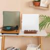 Wooden Vinyl Record Rack  Display Stand, LP Storage Organizer | Decorative Shelf, Modern Media Holder, Stylish Music Collection Furniture, Durable Album Storage Solution view 4