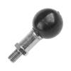 25mm 1inch Ball Head Adapter M10 M8 Thread for Motorcycle Bike Bicycle Riding Camera Phone Clip Bracket Motorcycle Base Mount Bicycle Handlebar Base U Bike Screw Riding Action Camera Parts view 2