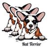 (3 Pack) Rat Terrier Decals - Dog Breed Stickers - Laptop Stickers - 3 Inches On Longest Side - Easy Peel & Apply - Made in USA - 3MCS2989 view 1