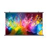 60" 72" Home Theater Projector Screen Manual Pull Down Projection Movie Screen 4K HD 4:3 16:9 Double Sided, Light-Resistant, Wall Mount(60inch(4:3)) view 1