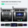 10.2'' Car Radio Stereo for Chevy Silverado 2007-2013 GMC Sierra Yukon Chevrolet Buick Enclave Upgrade 5G WiFi 2+64G Wireless Carplay/Android Auto/GPS/Bluetooth/FM Radio/1080P SWC view 2